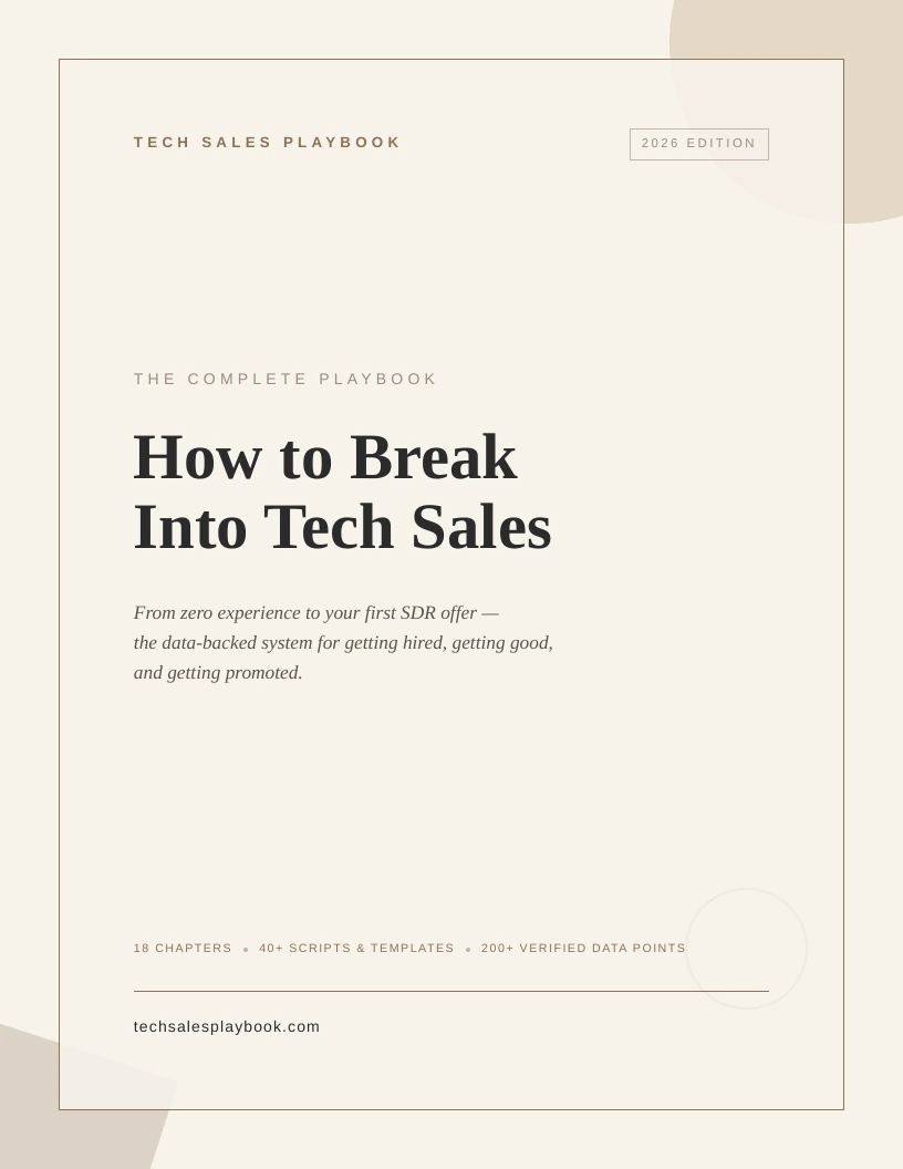How to Break Into Tech Sales cover